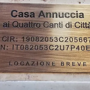 Casa Annuccia Ai Quattro Canti Di Appartamento